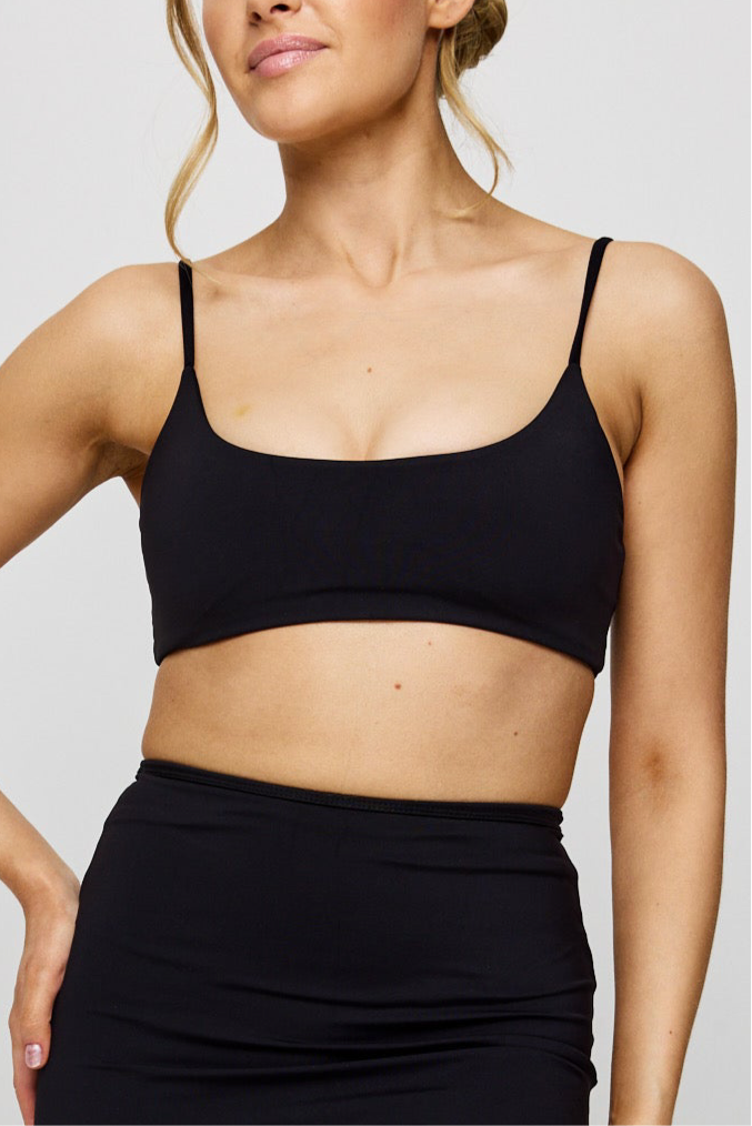 Scoop Bra Black
