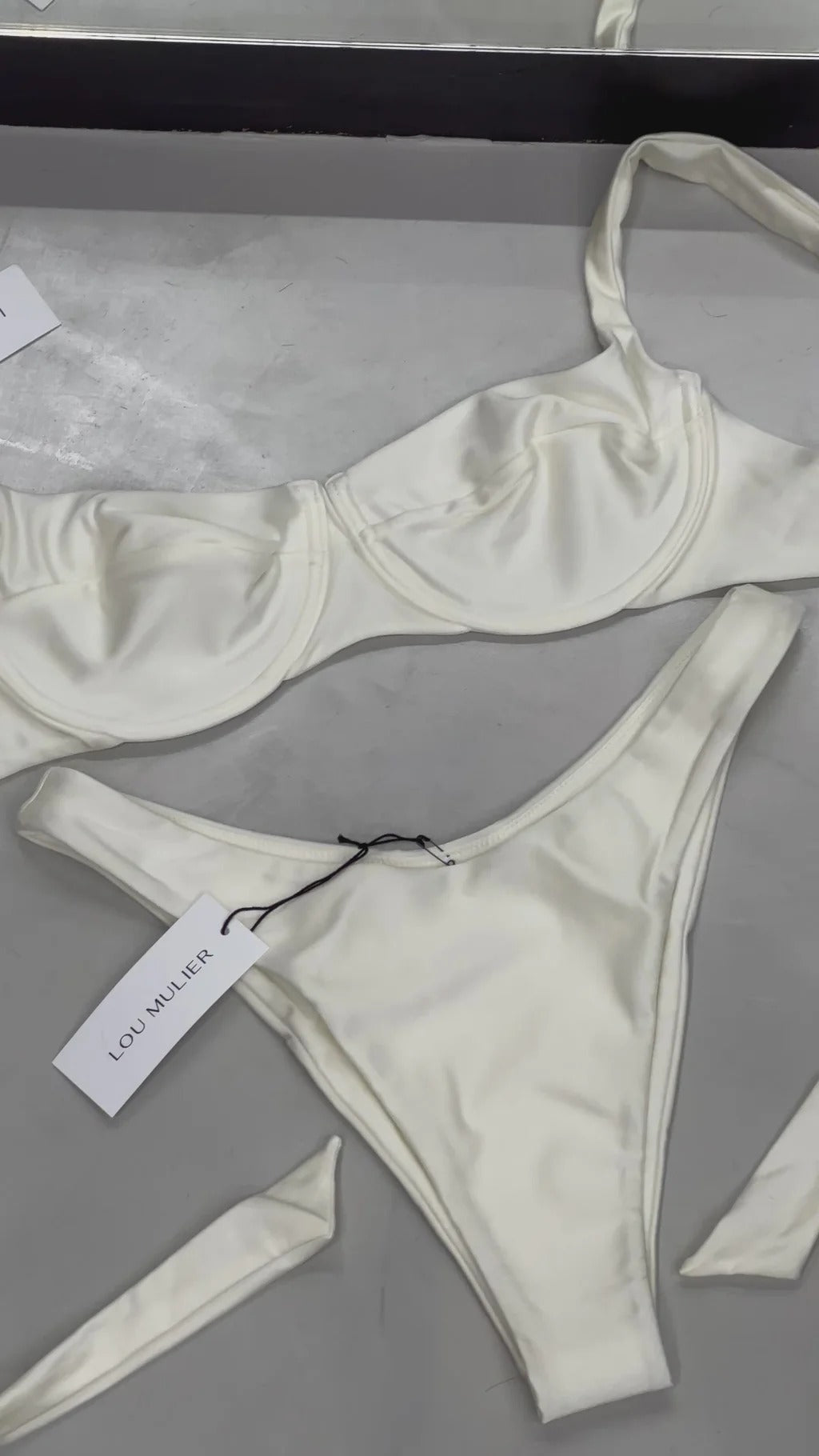 Balconette Underwire Bikini Top Ivory